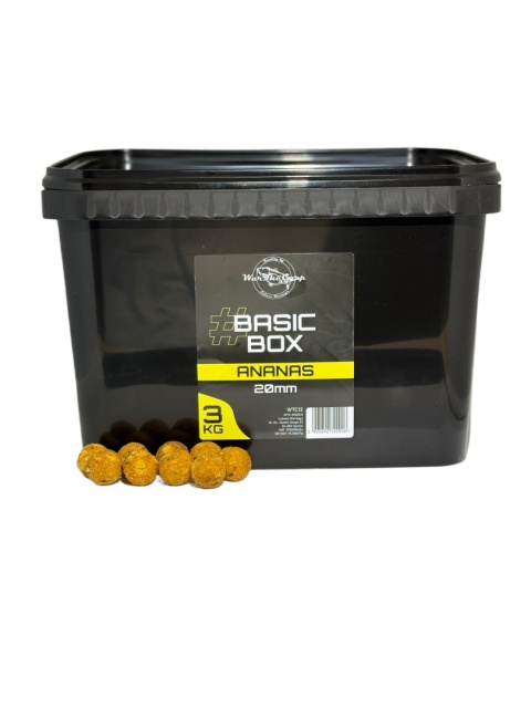 WarTheCarp Basic Box Kulki Zanętowe 20mm 3kg - Ananas