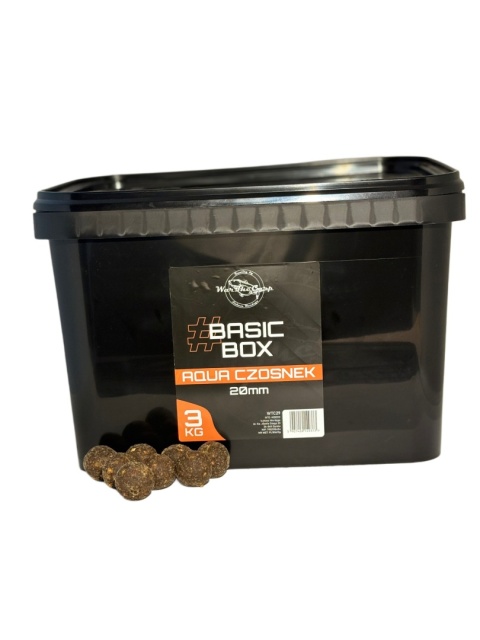 WarTheCarp Basic Box Kulki Zanętowe 20mm 3kg - Aqua Czosnek