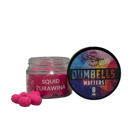 WarTheCarp Method Feeder Wafters Dumbells - Squid Żurawina